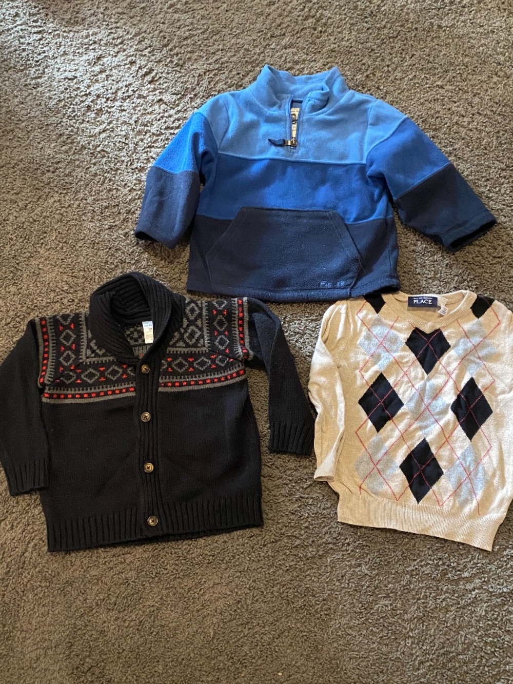 3T | set of 3 boys sweaters